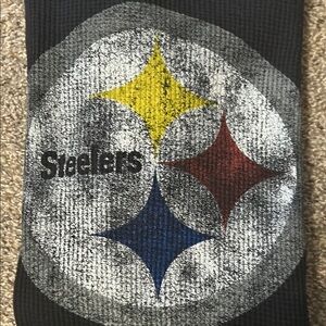 Steelers Logo long sleeve waffle knit shirt